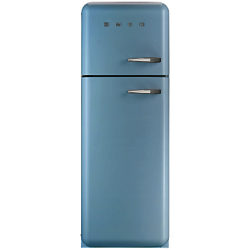 Smeg FAB30LF Fridge Freezer, A++ Energy Rating, Left-Hand Hinge, 60cm Wide Pastel Blue